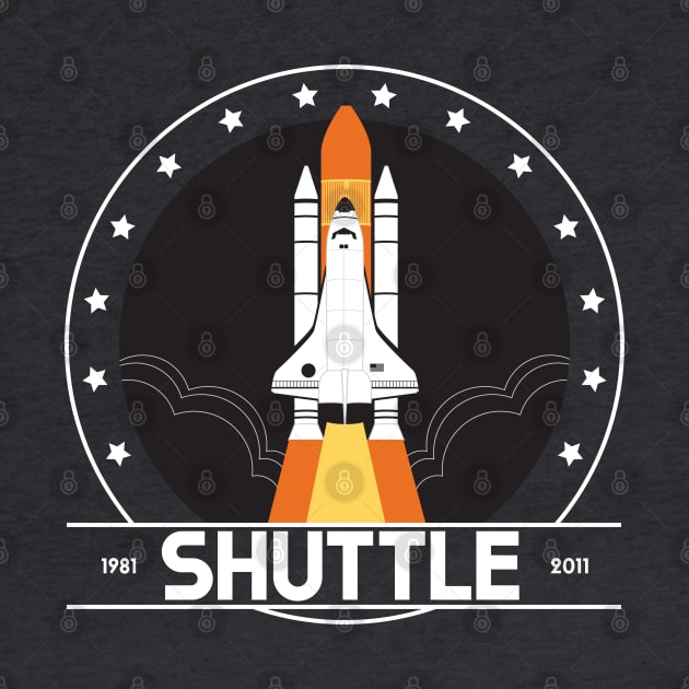 Space Shuttle Retro Design by monkeyminion